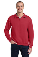 Quarter Zip Sweatshirt 50/50 Cotton-Polyester 13.3 oz | Jerzees 995MR