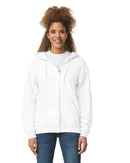 Zip-Up Hoodies 50/50 Cotton-Polyester 13.3 oz  | Gildan 18600