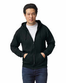 Zip-Up Hoodies 50/50 Cotton-Polyester 13.3 oz  | Gildan 18600