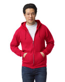 Zip-Up Hoodies 50/50 Cotton-Polyester 13.3 oz  | Gildan 18600
