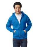 Zip-Up Hoodies 50/50 Cotton-Polyester 13.3 oz  | Gildan 18600