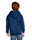 Kids Zip-Up Hoodies 50/50 Cotton-Polyester 13.3 oz | Gildan 18600B