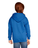 Kids Zip-Up Hoodies 50/50 Cotton-Polyester 13.3 oz | Gildan 18600B