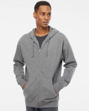 Zip-Up Hoodies 80/20 Cotton-Polyester 14.1 oz | Independent Trading Co. SS4500Z
