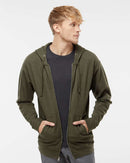 Zip-Up Hoodies 80/20 Cotton-Polyester 14.1 oz | Independent Trading Co. SS4500Z