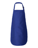 Aprons Mid Length With Pockets | Q-Tees Q4350