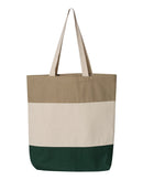 Tri-Colour Tote Bags 11L | Q-Tees Q125900