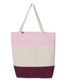Tri-Colour Tote Bags 11L | Q-Tees Q125900