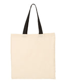 Tote Bag Contrast Handles 12L | Q-Tees QTB6000