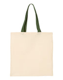 Tote Bag Contrast Handles 12L | Q-Tees QTB6000
