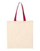 Tote Bag Contrast Handles 12L | Q-Tees QTB6000