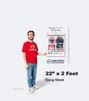 DTF Transfer Sheet – 22" x 24"