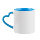 Heart Handle Mugs 11oz. | Sublimation (Wrap Around)