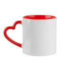 Heart Handle Mugs 11oz. | Sublimation