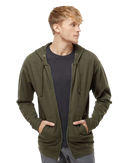 Zip-Up Hoodies 80/20 Cotton-Polyester 14.1 oz | Independent Trading Co. SS4500Z