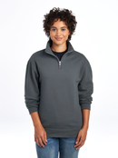 Quarter Zip Sweatshirt 50/50 Cotton-Polyester 13.3 oz | Jerzees 995MR
