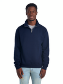 Quarter Zip Sweatshirt 50/50 Cotton-Polyester 13.3 oz | Jerzees 995MR